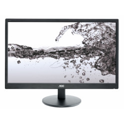 21.5- AOC LED E2270SWDN Black (5ms, 20M:1, 200cd, 1920x1080, 90°/65°, VGA, DVI, VESA)